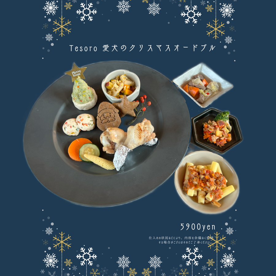 【早割】わんこ御節2026　一段重andクリスマスディナーセット