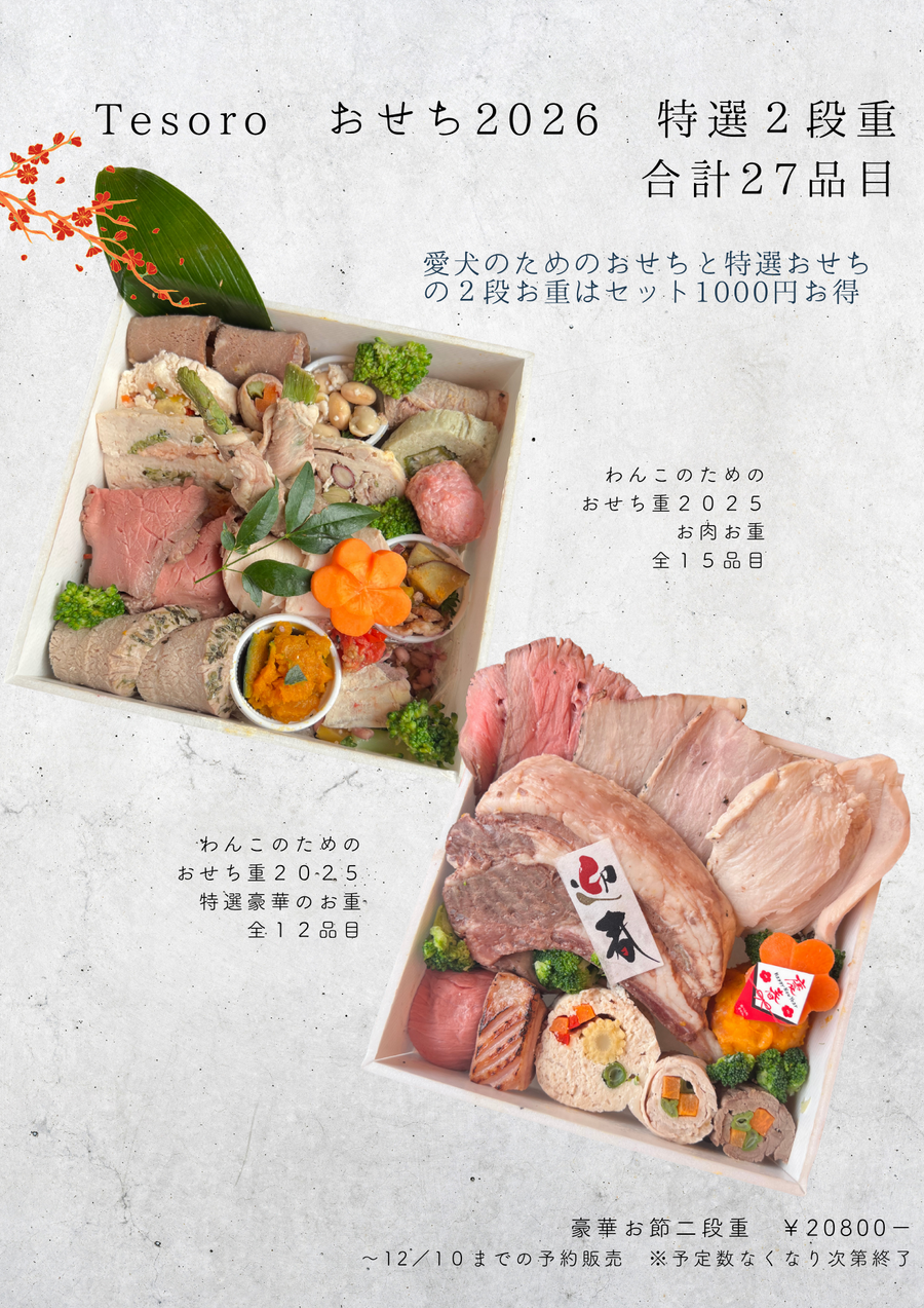 【早割】わんこ御節2025-豪華二段重