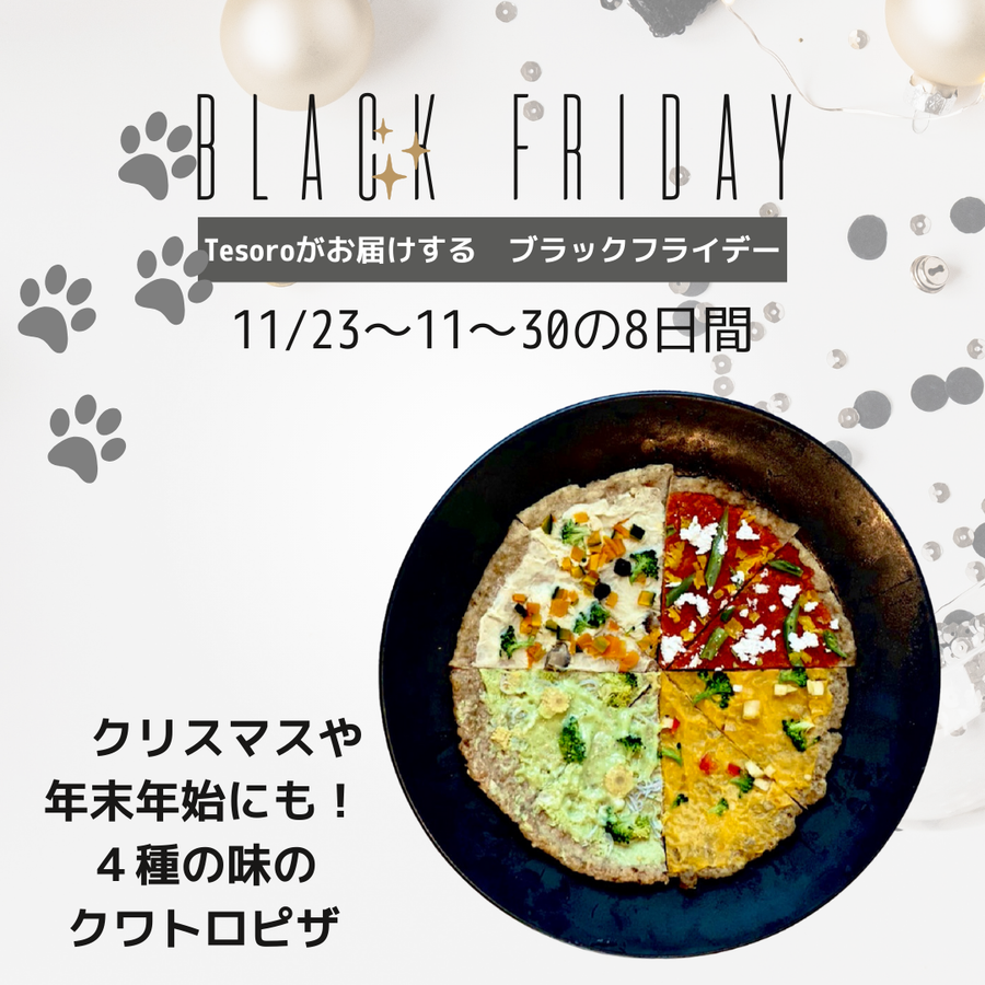 【Black Friday】4種のわんこPIZZA🍕クワトロピザ