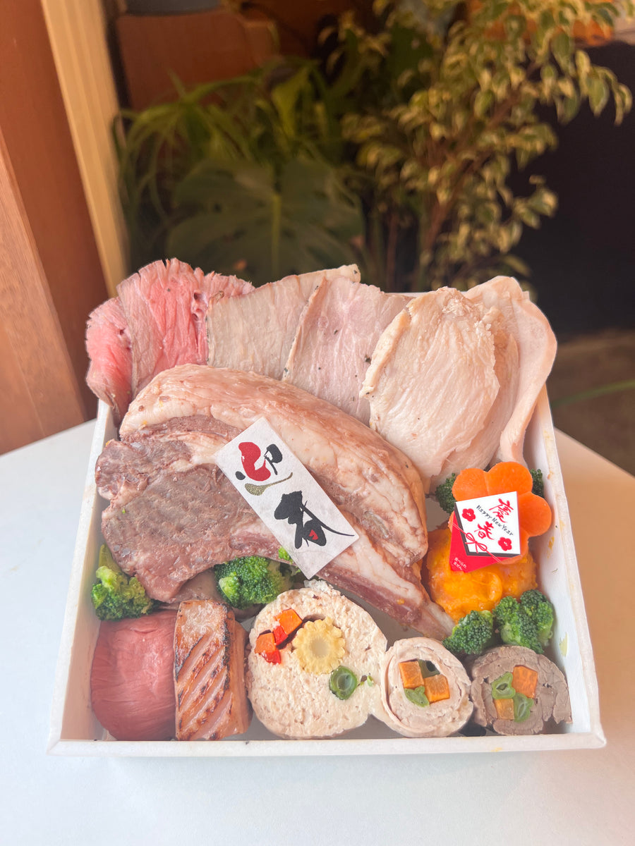 【早割】「限定20セット」わんこ御節2025-豪華三段重andクリスマスディナーセット